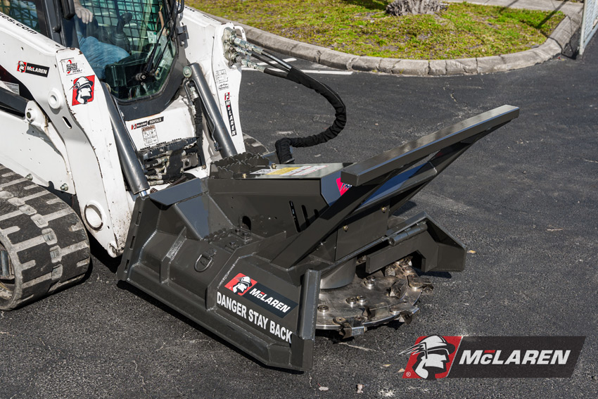 Mclarens Skid Steer Disc Mulcher for forestry, land clearing and ...