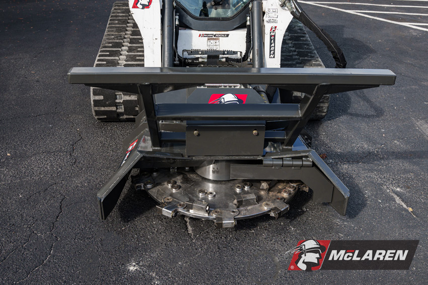 Mclarens Skid Steer Disc Mulcher for forestry, land clearing and ...