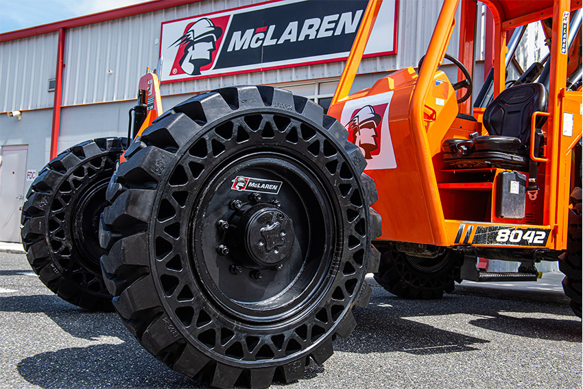 What are cushion tires, pneumatic tires, and solid pneumatic tires, and  which is right for me?